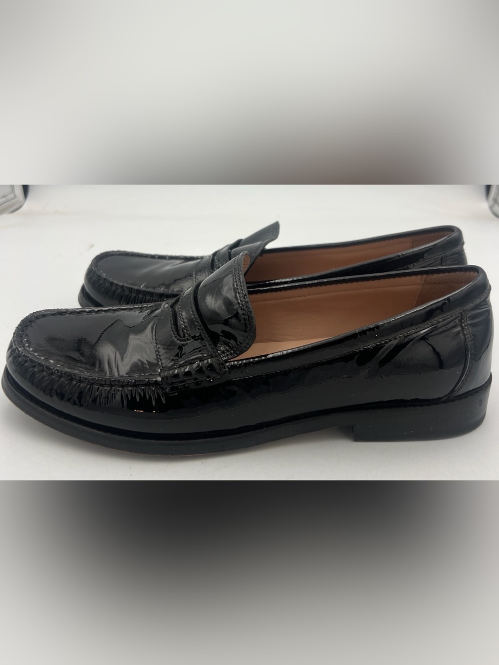 COLE HAAN GRAND 360 Black Patent Leather Loafer Women’s Size 8.5 - Picture 4 of 14